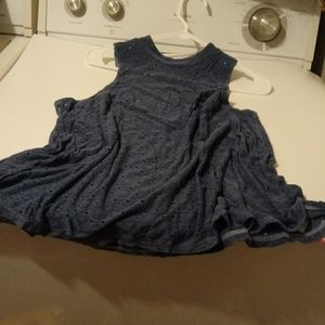 Turquoise colored tunic top